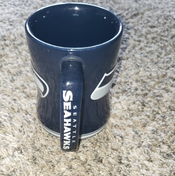 NFL| Seattle Seahawks| Ceramic Navy Mug - Picture 2 of 5